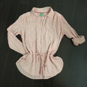 C&C Small Gingham checks Button down Shirt Tunic